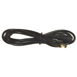 PRZEDŁUŻACZ KABEL DC 2,5/5,5-DC 2,5/5,5 Z PRZEWODEM 2M CZARNY DO LE...