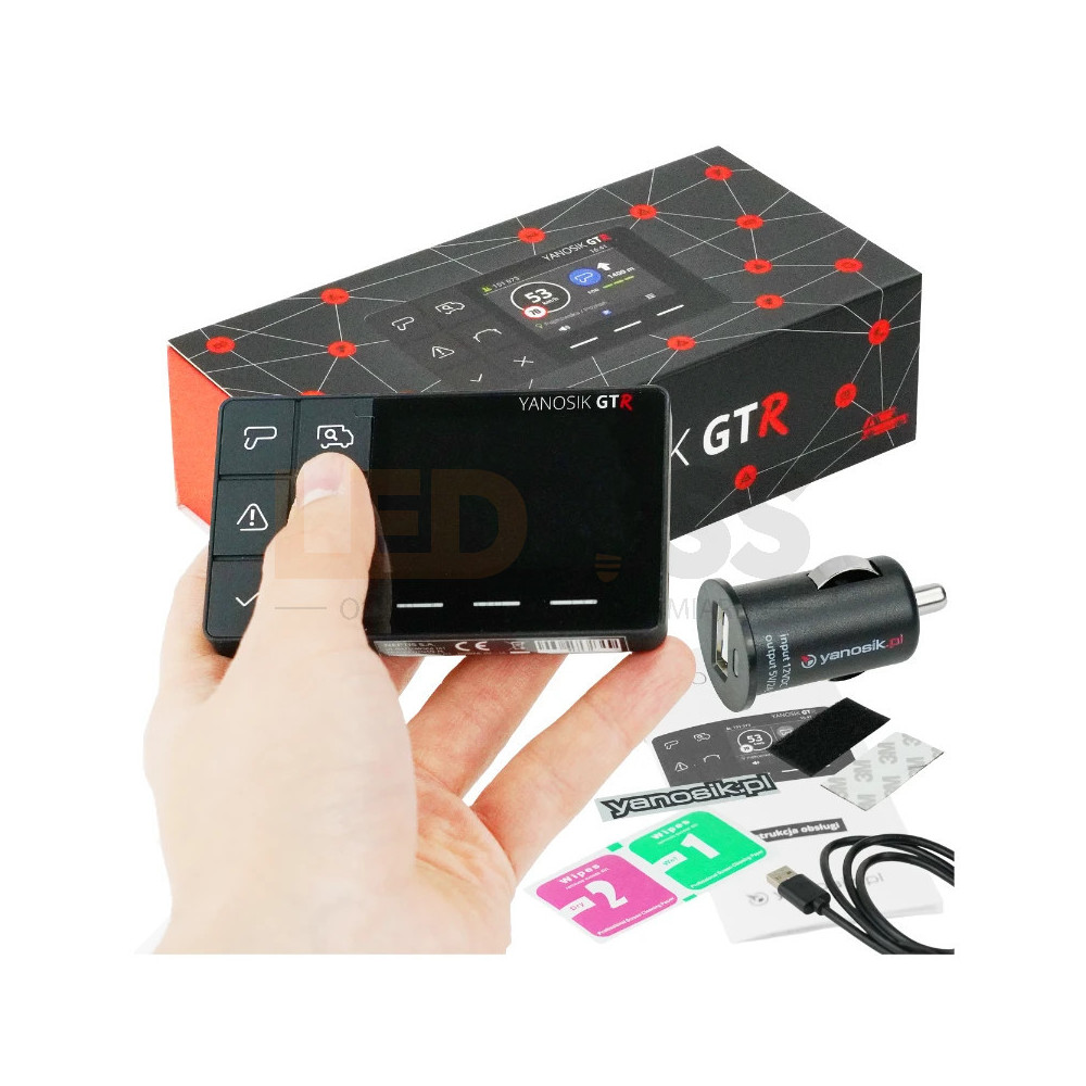 YANOSIK GTR LEGALNY ANTYRADAR ZESTAW + ROK ABONAMENTU GRATIS KOMUNI...