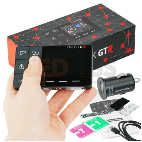 YANOSIK GTR LEGALNY ANTYRADAR ZESTAW + ROK ABONAMENTU GRATIS KOMUNI...