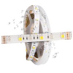 TAŚMA LED RGB+CCT KOLOROWA ROLKA 5M 72W SMD5050 WODOODPORNA IP63 14...