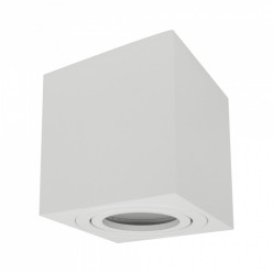 OPRAWA HALOGENOWA LED TUBA SUFITOWA GU10 KWADRATOWA ALUMINIUM