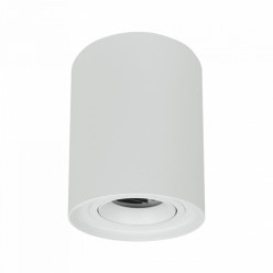 OPRAWA HALOGENOWA LED TUBA SUFITOWA GU10 OKRĄGŁA ALUMINIUM WYSOKA