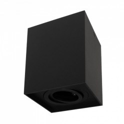 OPRAWA HALOGENOWA LED TUBA SUFITOWA GU10 KWADRATOWA ALUMINIUM WYSOKA
