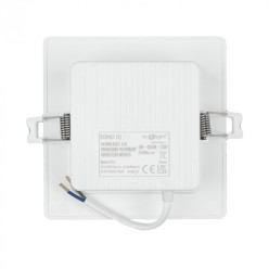 PANEL LED 6W OPRAWA DOWNLIGHT KWADRATOWA 4000K BARWA NEUTRALNA