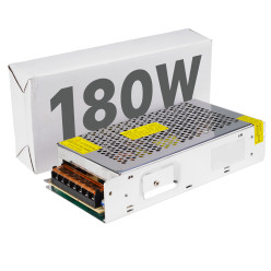 ZASILACZ LED 180W 12V MODUŁOWY TRANSFORMATOR DO TAŚM I OPRAW LEDOWYCH