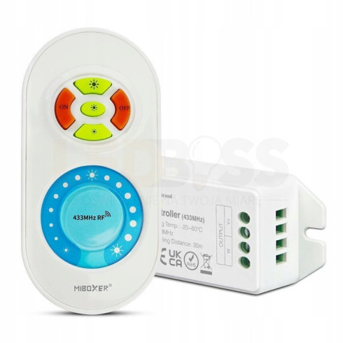 PILOT KONTROLER STEROWNIK LED MONO ZESTAW MILIGHT FUT041