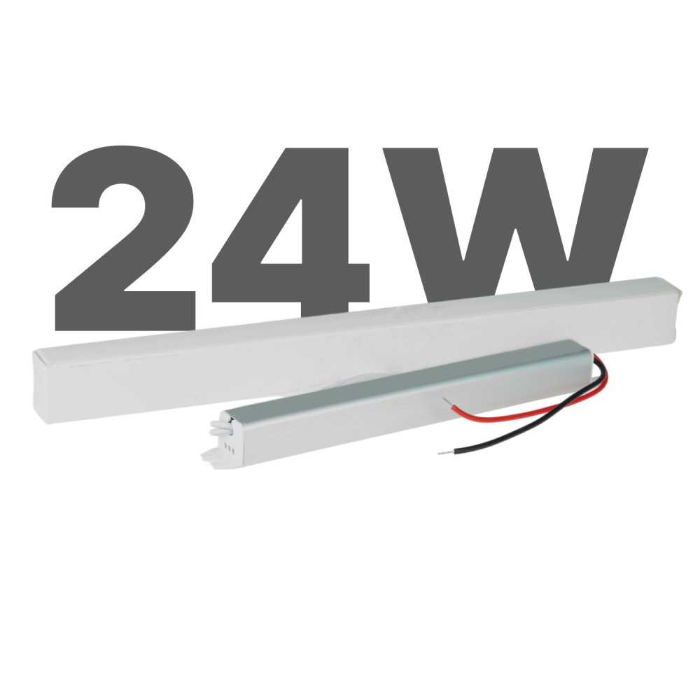 ZASILACZ LED 24W 12V/24V ULTRA SLIM TRANSFORMATOR DO TAŚM I OPRAW L...