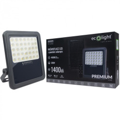NAŚWIETLACZ LED HALOGEN Z PANELEM SOLARNYM 200W NEUTRALNA IP65 ECOLIGHT