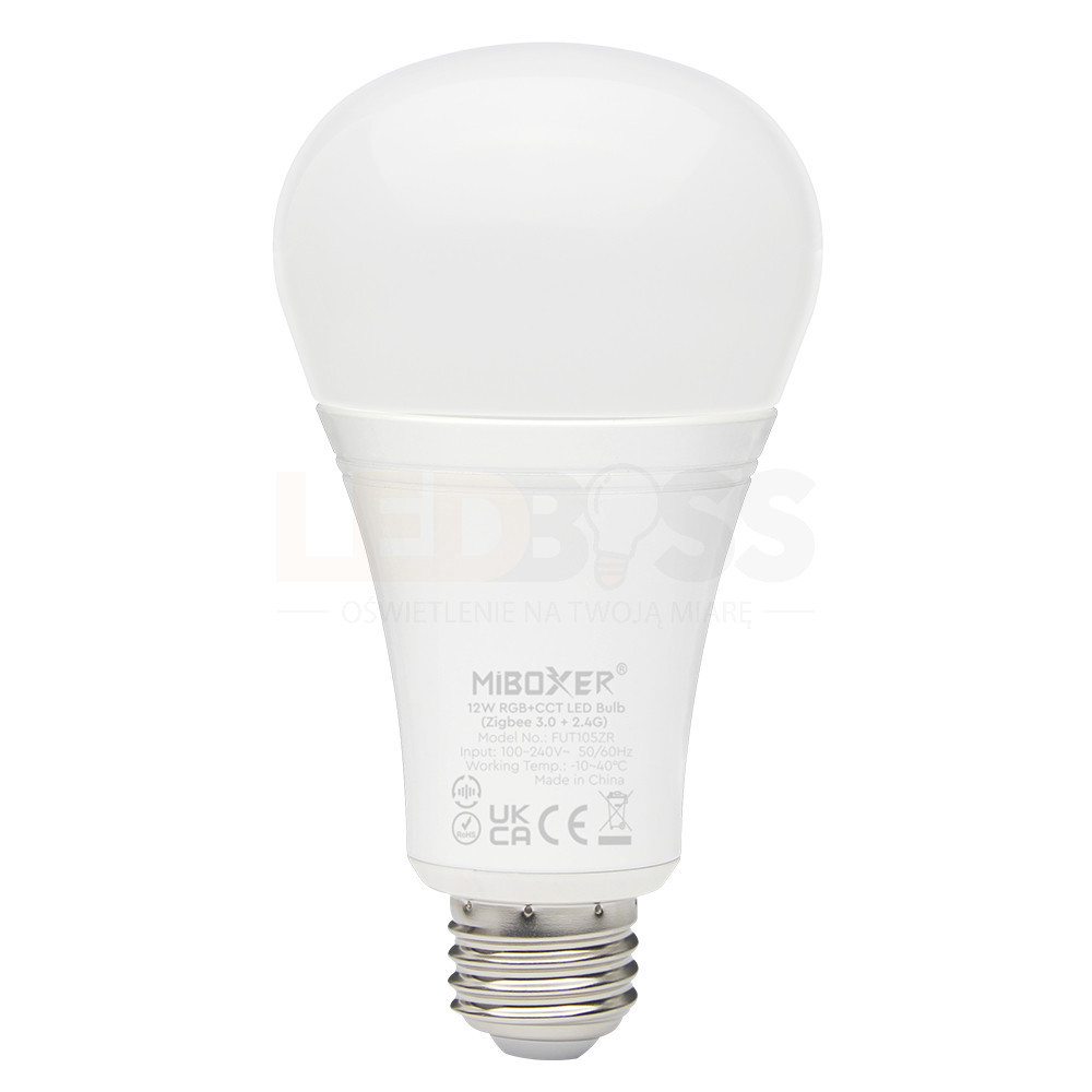 ŻARÓWKA LED FUT105ZR MIBOXER RGB+CCT 12W Zigbee 3.0