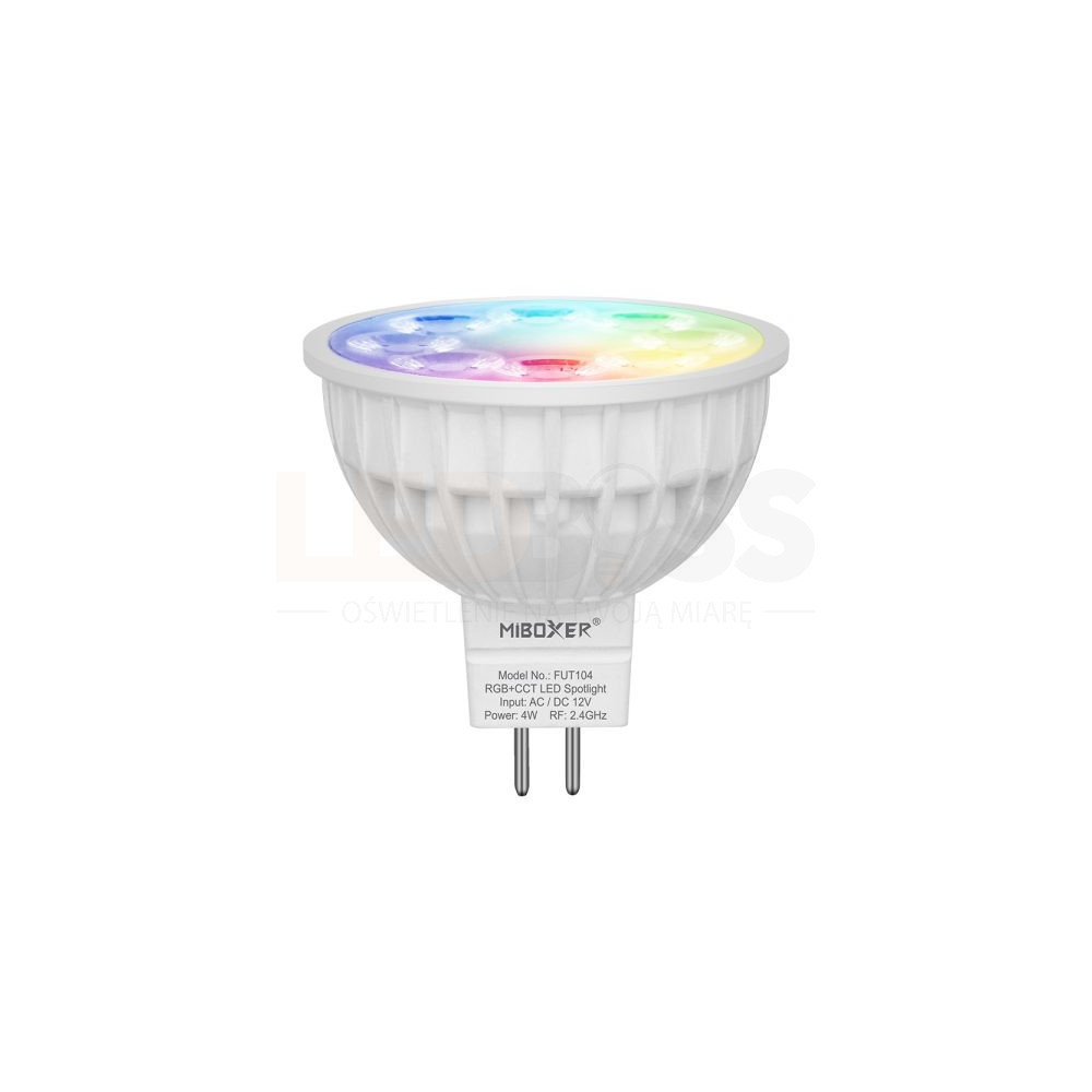 ŻARÓWKA LED MR16 RGB+CCT FUT104 MIBOXER REFLEKTOR