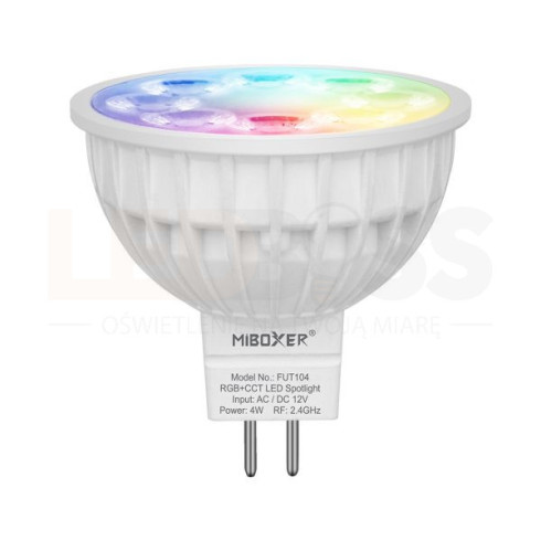 ŻARÓWKA LED MR16 RGB+CCT FUT104 MIBOXER REFLEKTOR