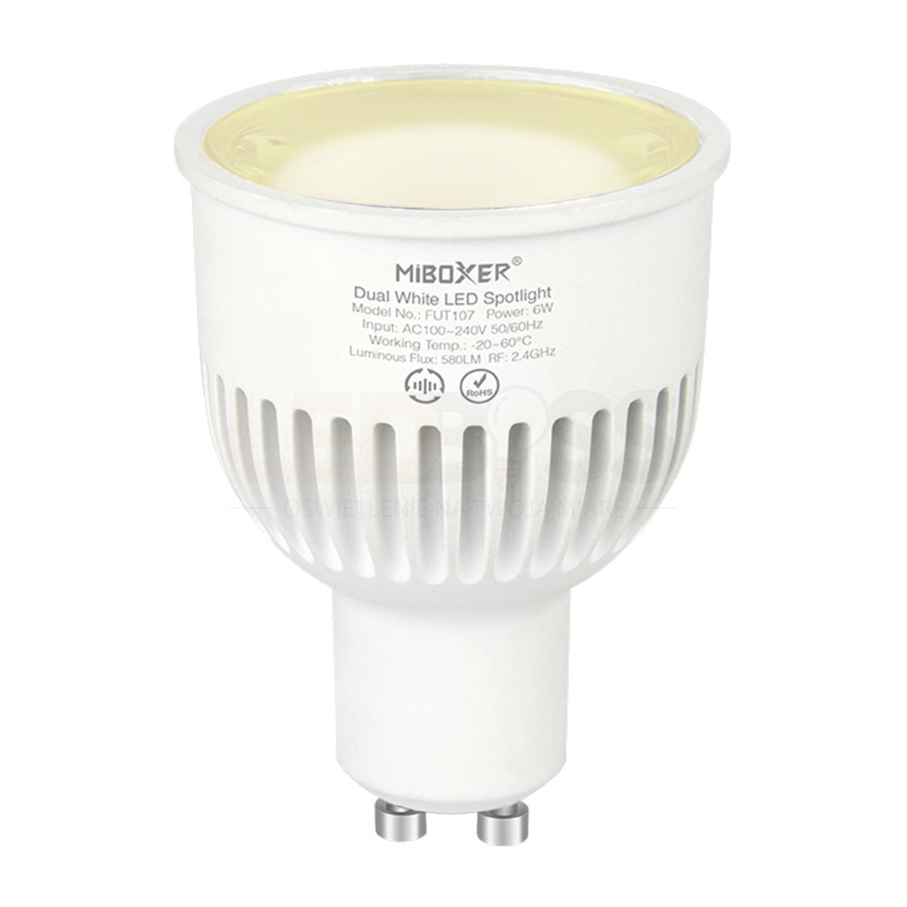 ŻARÓWKA LED CCT FUT107 MIBOXER GU10 6W REFLEKTOR