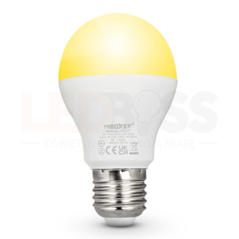 Żarówka LED FUT017 Miboxer CCT Dual White 6W E27