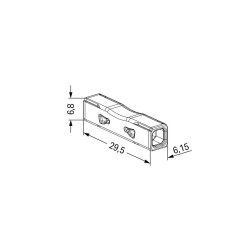 WAGO 2273-2401 0,75-4 mm SZYBKOZŁĄCZKA ZŁĄCZKA INSTALACYJNA