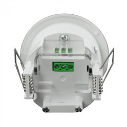 CZUJNIK RUCHU PIR WPUSZCZANY SUFITOWY BIAŁY LED 600W REGULOWANY ECO...