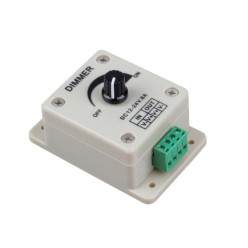ŚCIEMNIACZ Z POKRĘTŁEM DO TAŚM OPRAW LED MANUALNY 12V 24V UNIWERSALNY