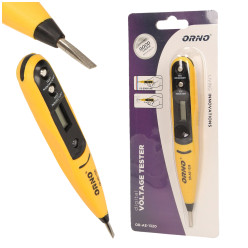 ELEKTRONICZNY TESTER NAPIĘCIA 12-250V 50-500Hz PŁASKI GROT POMIAR K...