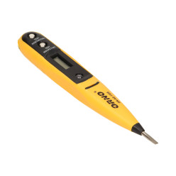 ELEKTRONICZNY TESTER NAPIĘCIA 12-250V 50-500Hz PŁASKI GROT POMIAR K...