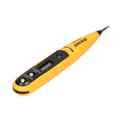 ELEKTRONICZNY TESTER NAPIĘCIA 12-250V 50-500Hz PŁASKI GROT POMIAR K...