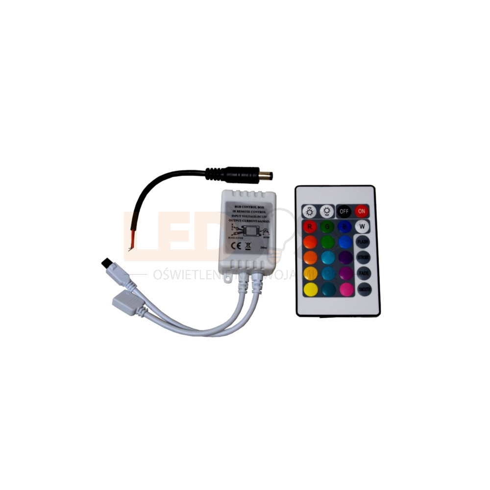 Kontroler LED IR 24 przyciski 6A