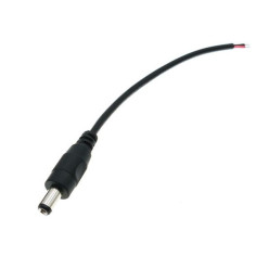 ZŁĄCZKA WTYCZKA Z PRZEWODEM DO ZASILACZY TAŚM LED 2.1/5.5MM DŁUGOŚĆ...