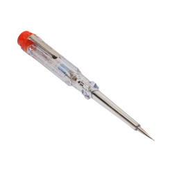 PRÓBNIK TESTER NAPIĘCIA 100-250V WSKAŹNIK PŁASKI GROT 3MM KONTROLKA...