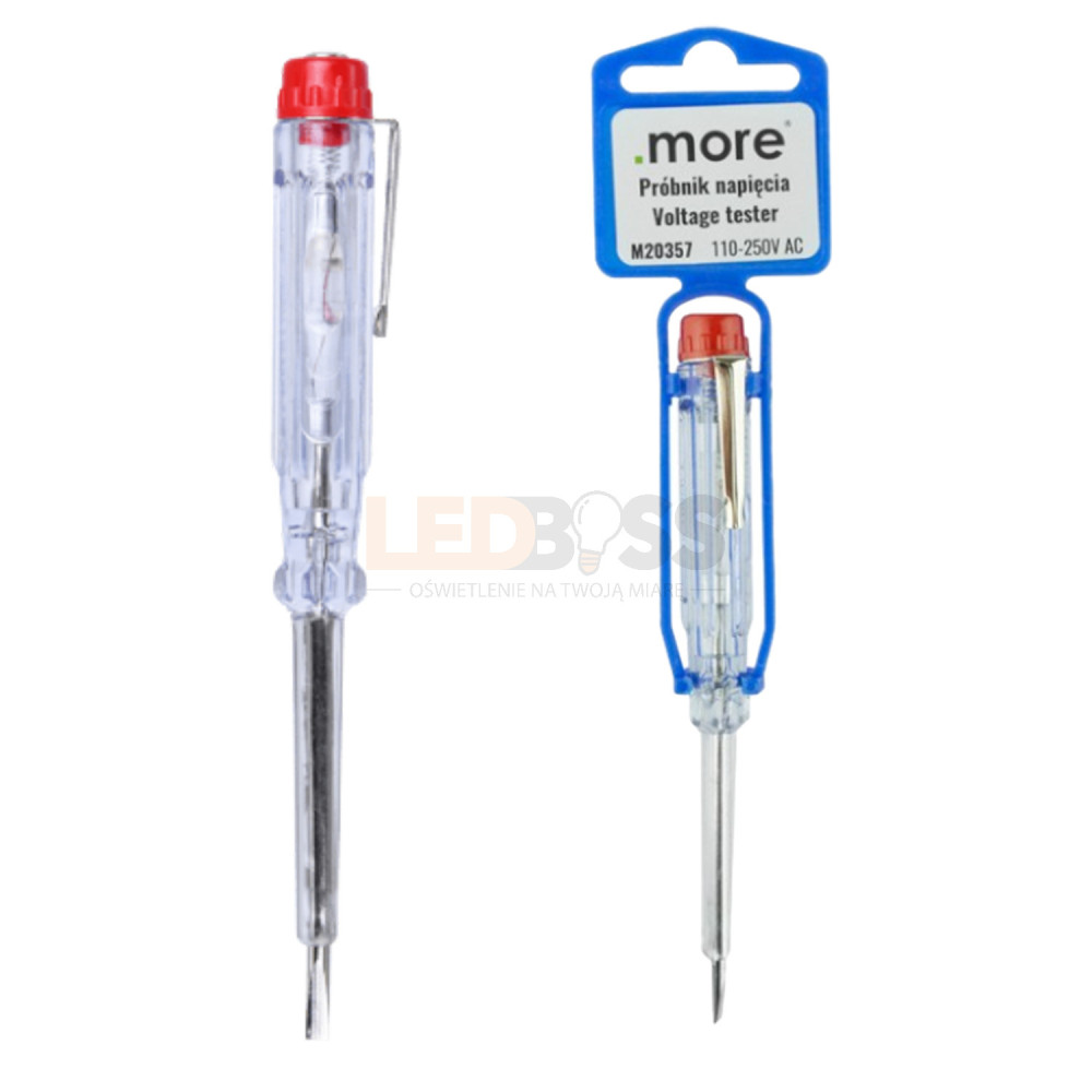 PRÓBNIK NAPIĘCIA TESTER PRĄDU NEONÓWKA PROBÓWKA 14CM 110-250V AC DE...